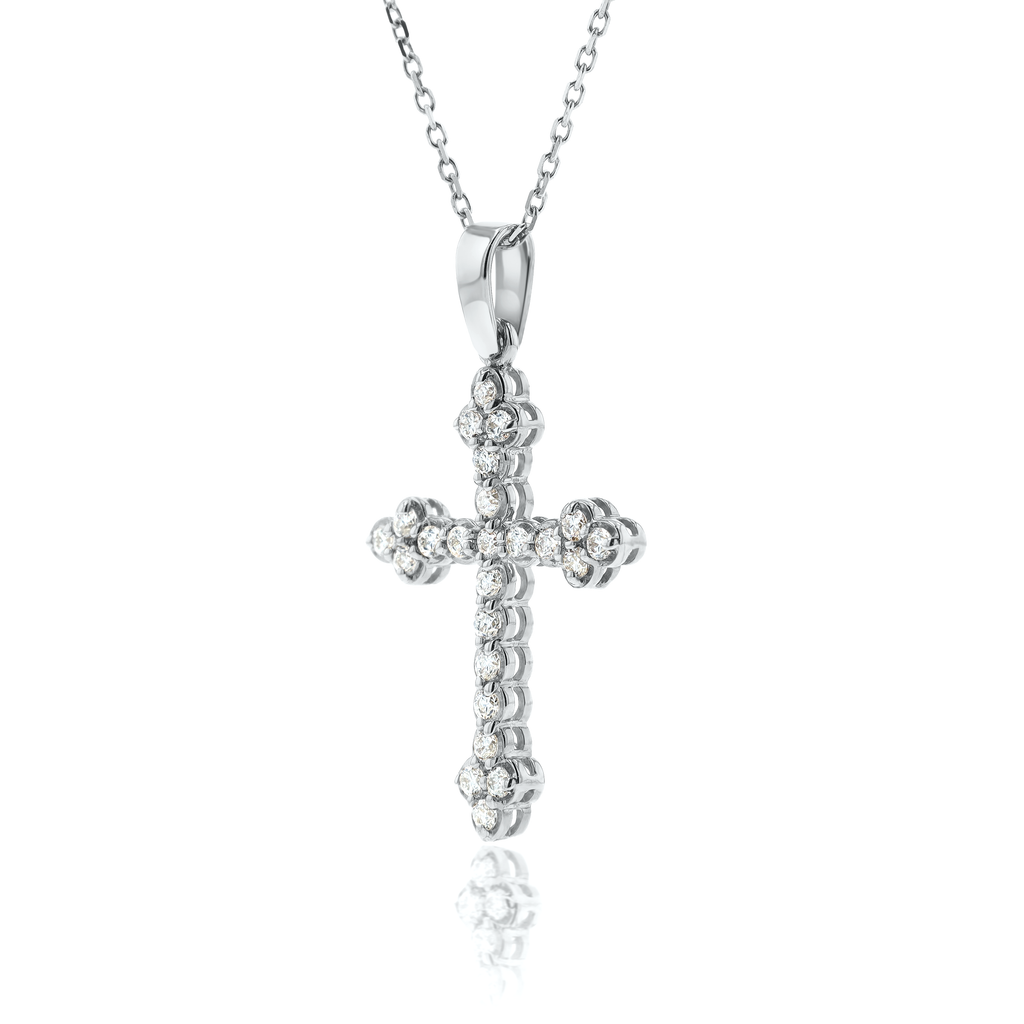 Trefoil Cross in 14kt Gold