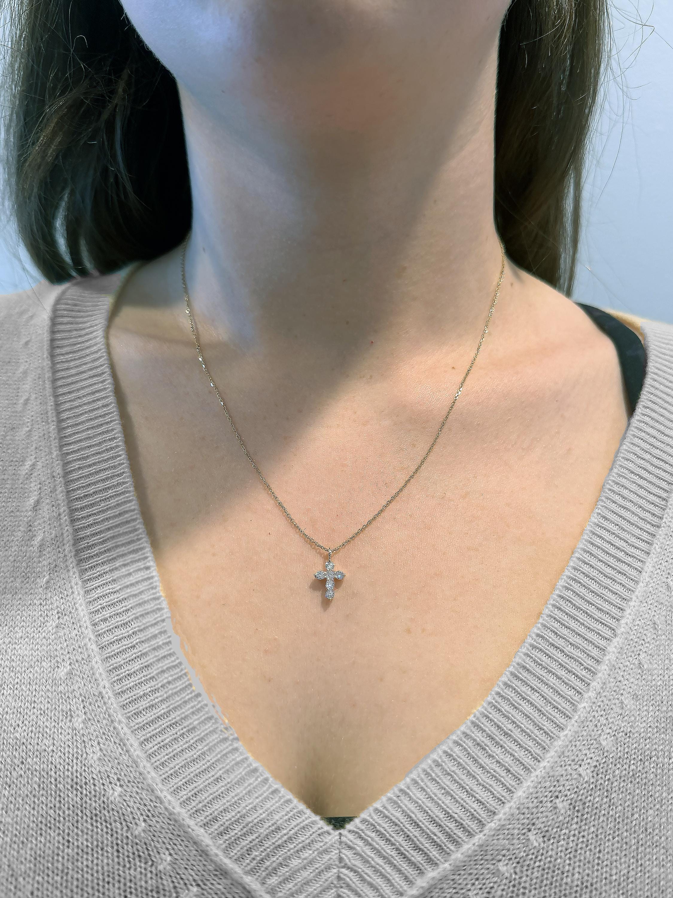 Mini Cross in Sterling Silver