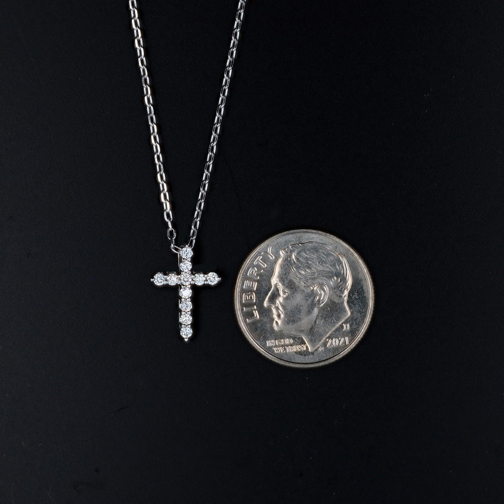 Micro Cross in Sterling Silver
