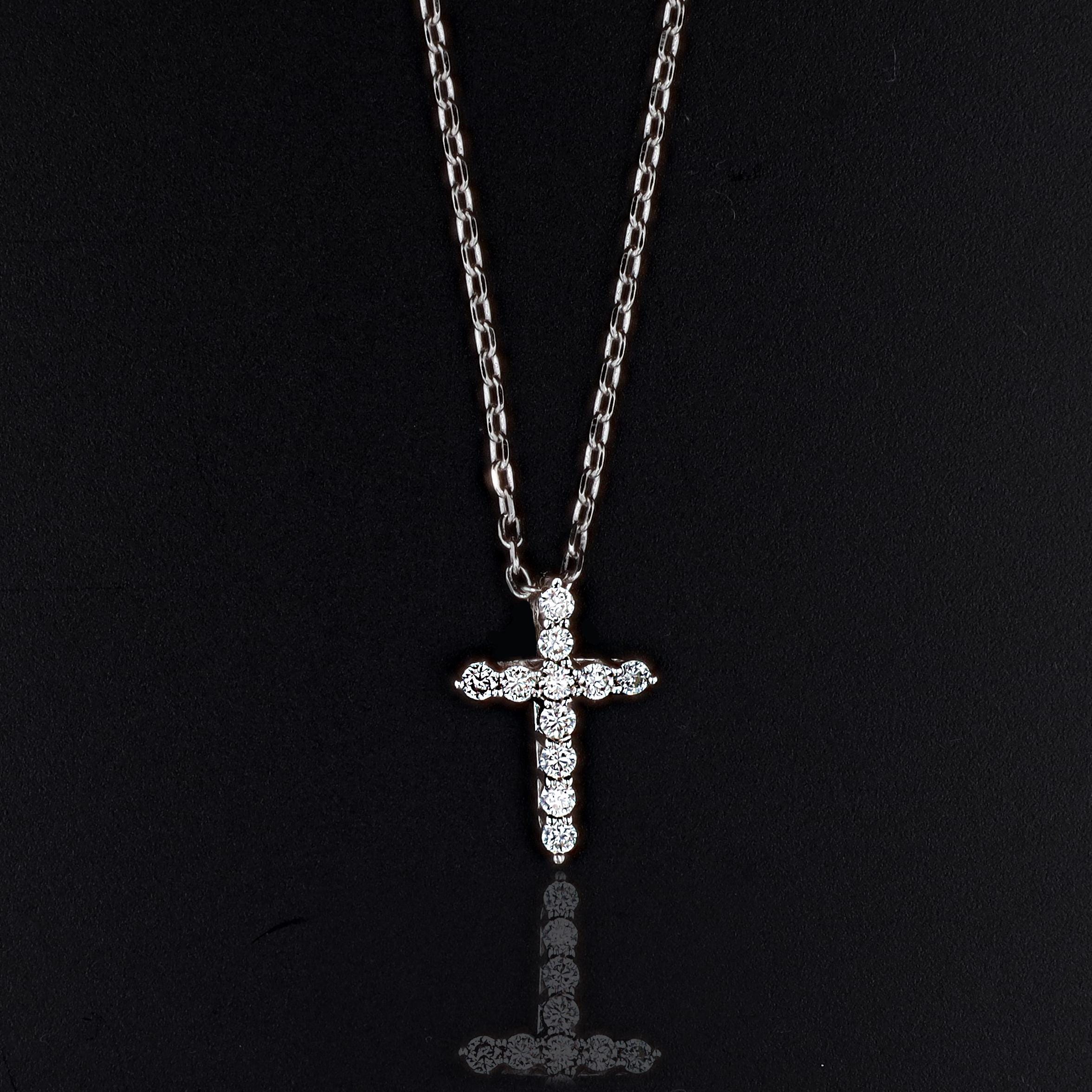 Micro Cross in Sterling Silver