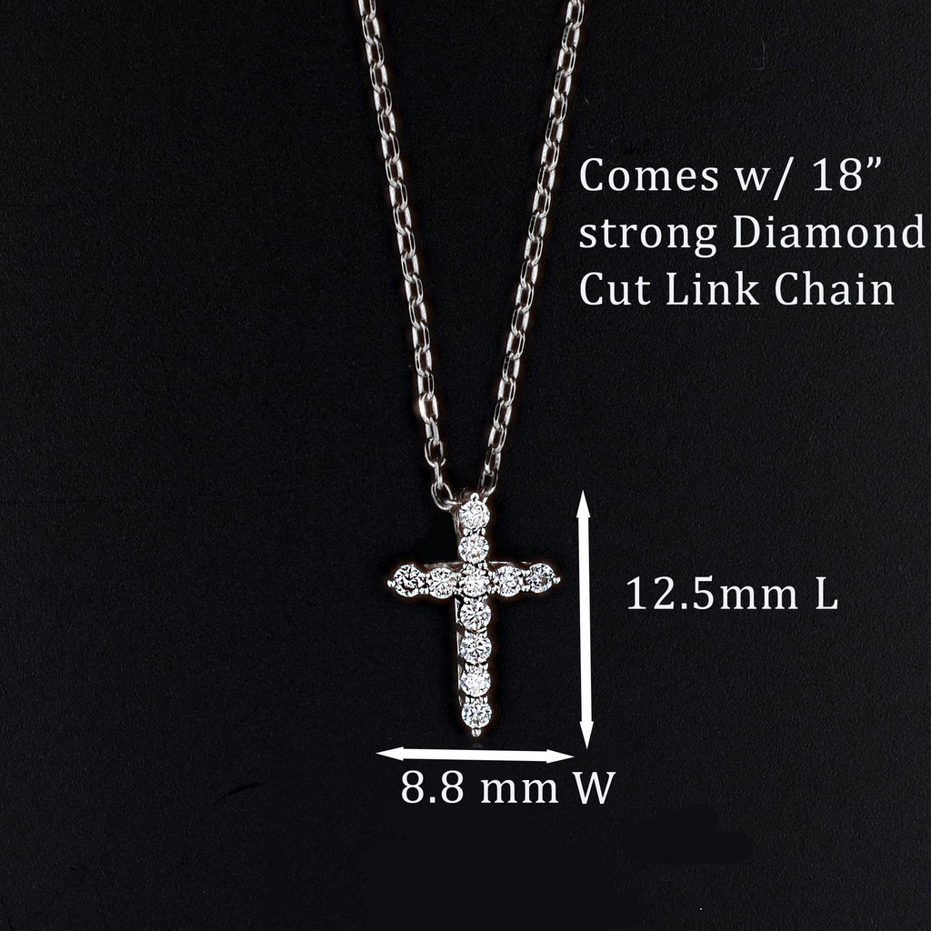 Micro Cross in Sterling Silver
