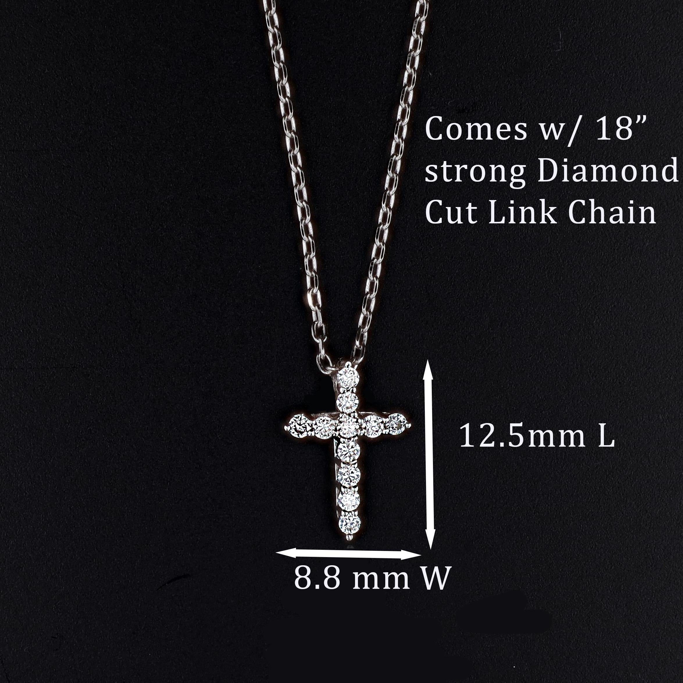 Micro Cross in Sterling Silver